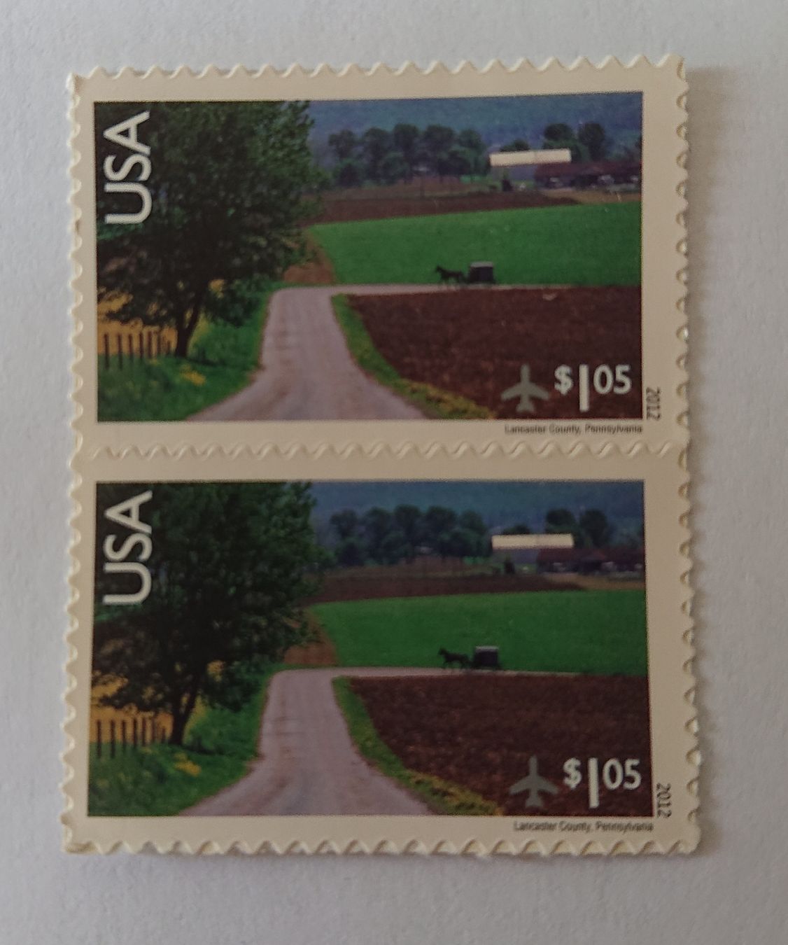 Tutti i francobolli: 2 timbres poste USA – Nuovo e nell'imballaggio originale da Lentigny venduto da ti_2020