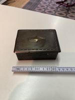 Antike Schmuckschatulle / Schatulle - Metall - Vintage