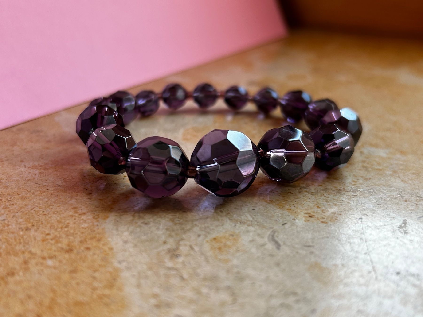 Armbänder & -reifen: Armband violett Disco-Fox oder Charleston – Gebraucht aus Laufen von Bellavitaboom 2