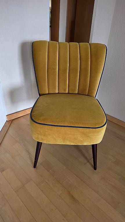 Poltrone: Samtsessel senfgelb Retro-Stil – Usato da Luzern venduto da mo6_z9hg 1