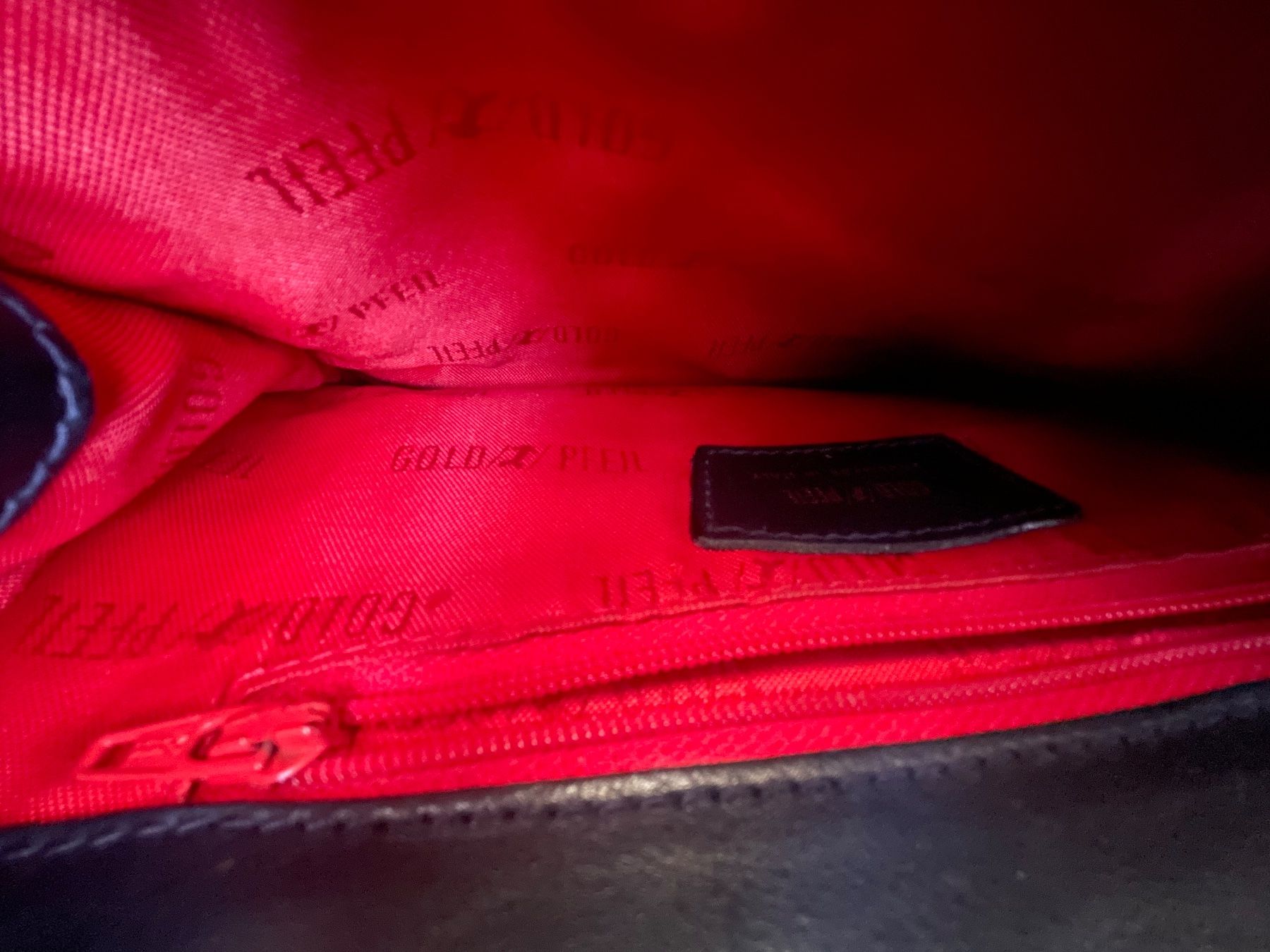 Borse da donna: Vintage Goldpfeil Tasche dunkelblau – Usato da Bern venduto da Rigoler 7