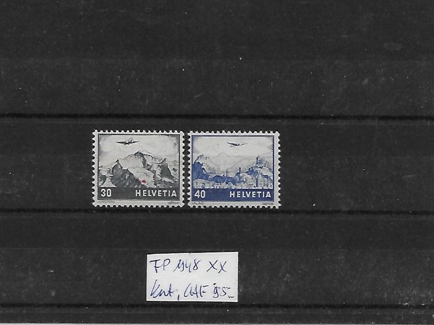 Tous les timbres: FP 1948 ** Kat: CHF 95.- – Neuf (Voir description) à Basel par Ilp