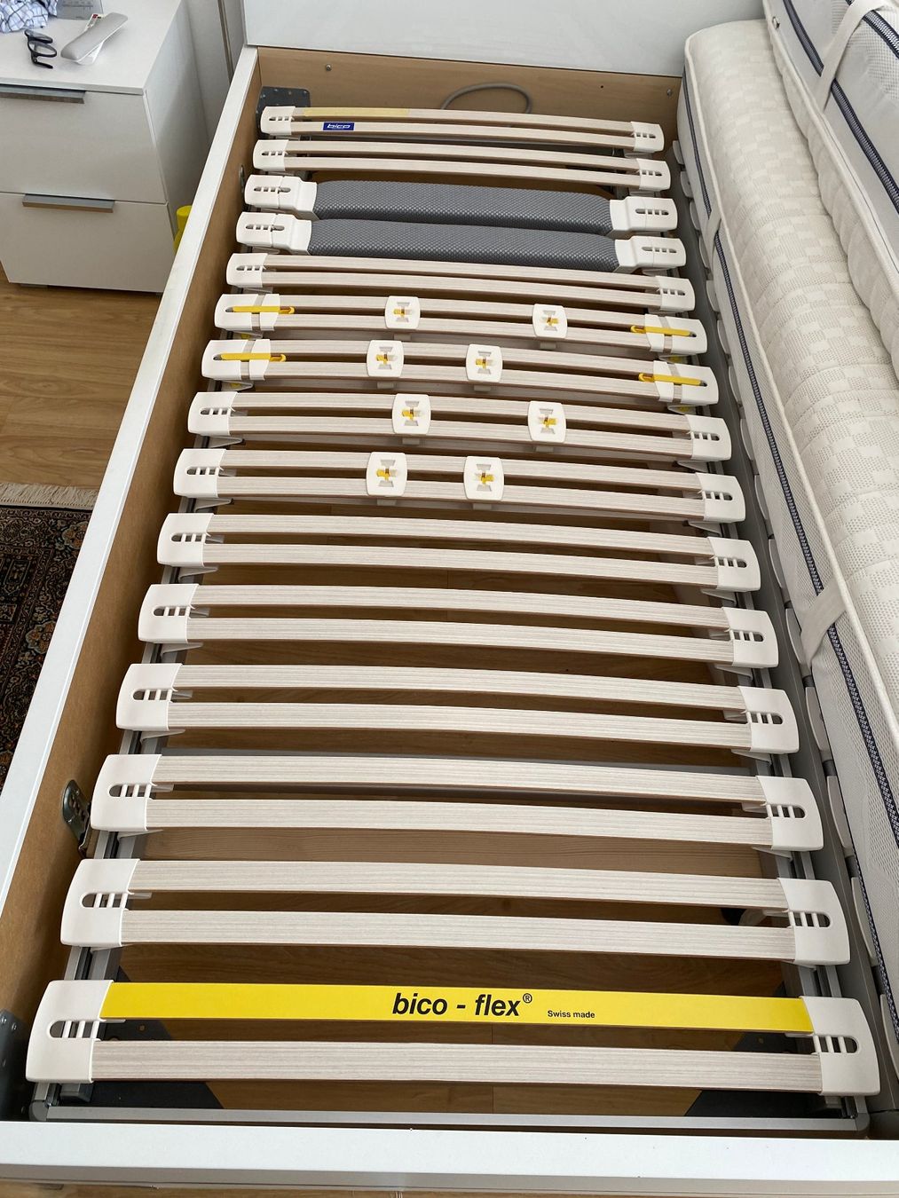 Bico Letti: Bett 180 X 200 cm mit BICO-Lattenrost und 2 Matratzen – Usato da Klingnau venduto da hermes011 3