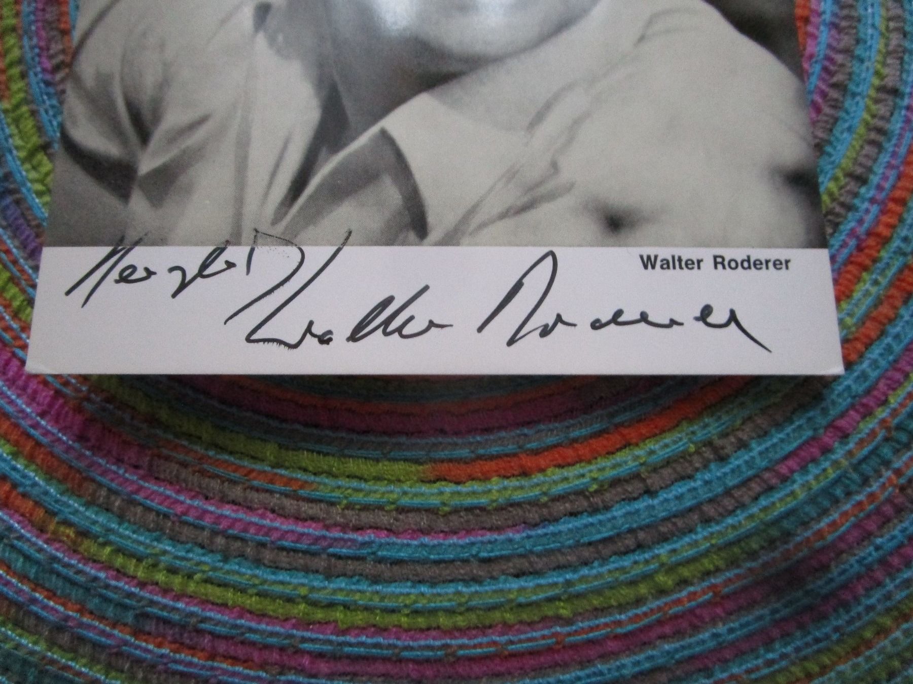 Autografi: WALTER RODERER CH SCHAUSPIELER ORIGINAL AUTOGRAMM – Usato da GUTENSWIL venduto da Alpina6 1