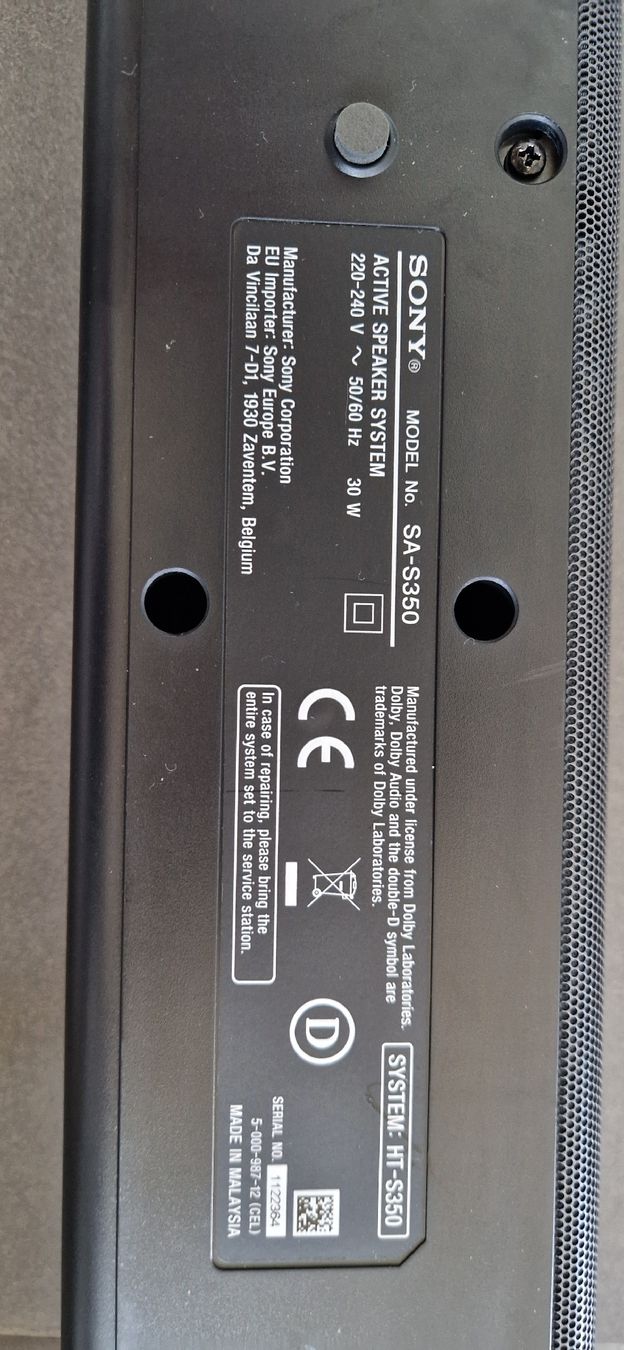 Sony Home Cinema: Sony Soundbar – Usato da Zürich venduto da es_7 5