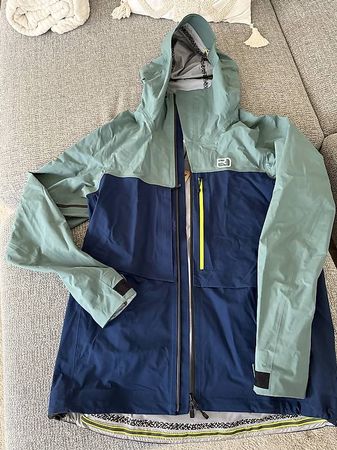 Ortovox 3L Ravine Shell Jacke XL - deep ocean