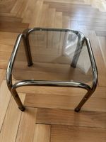 Seitentisch Vintage Rauchglas 