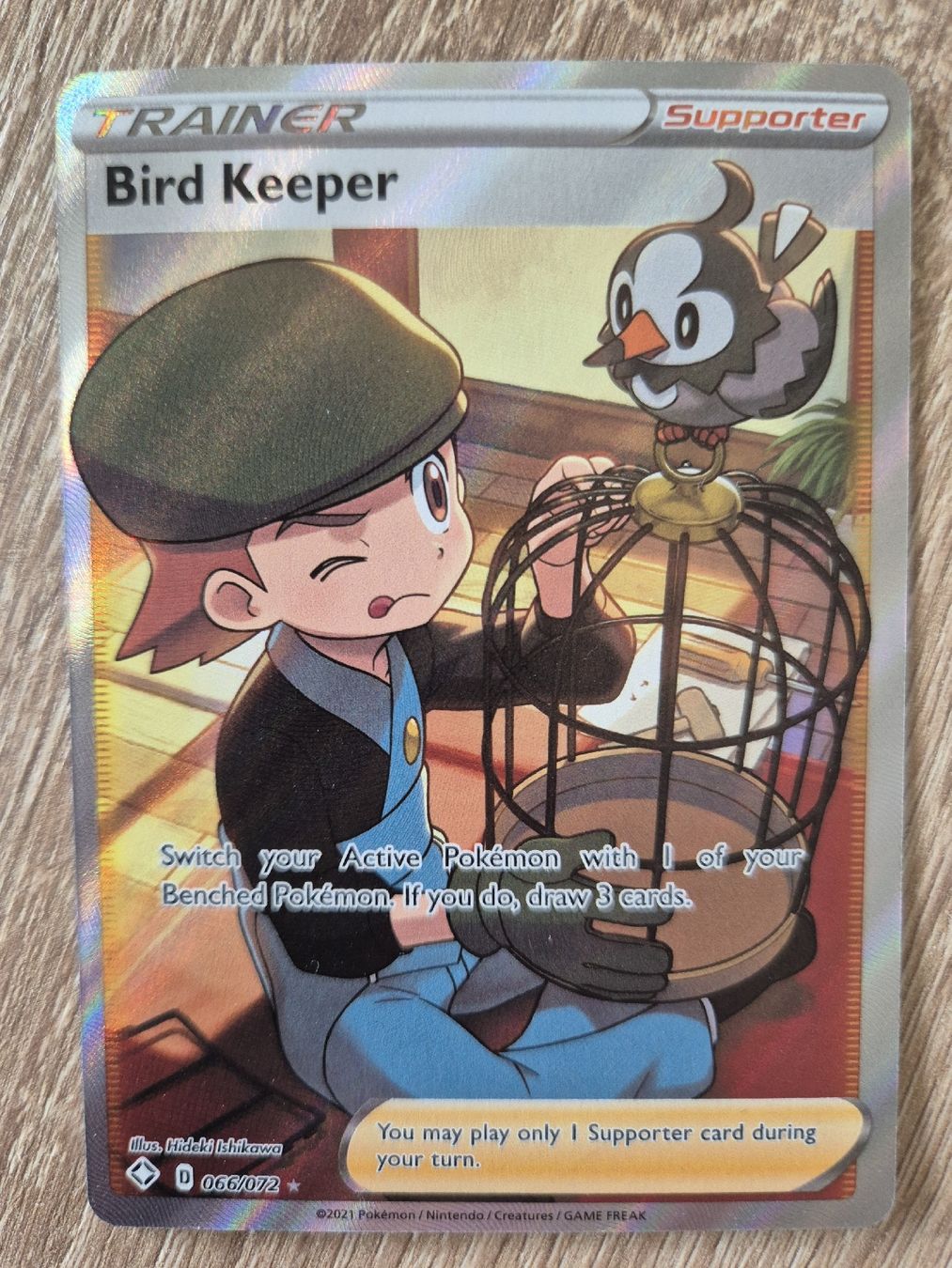 Pokémon Carte collezionabili: Bird Keeper - 066/072 - Ultra Rare Trainer - EN – Usato da Basel venduto da Sahrinia