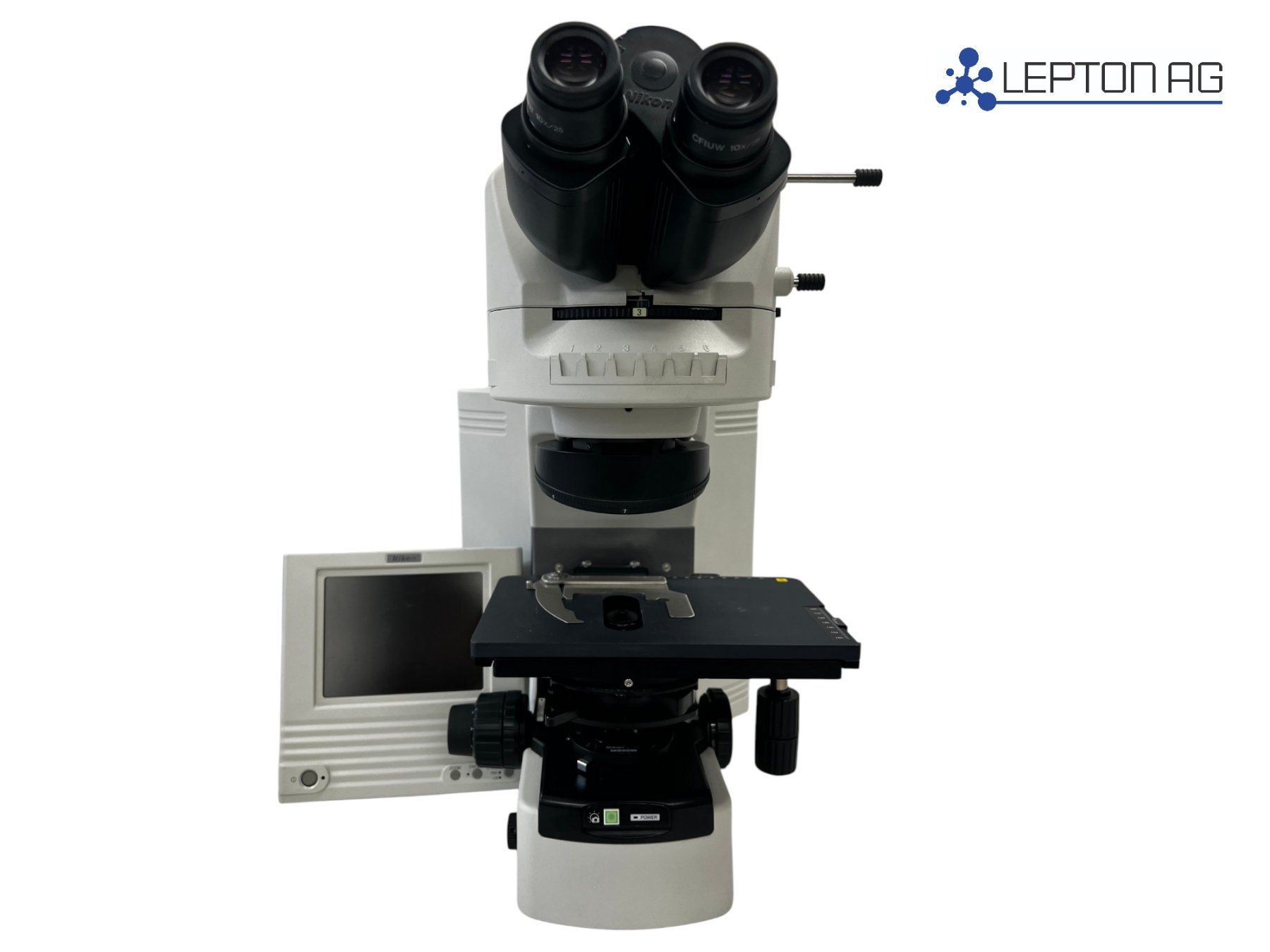 Laborzubehör: Nikon Eclipse 80i Fluorescence Microscope with DIH – Gebraucht aus Niederdorf von LeptonAG_Labor 1