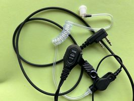 Funkgeraet Headset mit PTT/VOX - Neuwertig! Top!