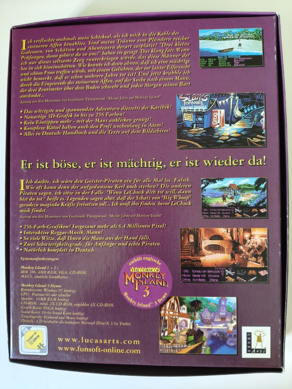 Microsoft Giochi: Vintage Klassiker: Monkey Island 1+2 auf PC – Usato da Riehen venduto da nor_296g 1