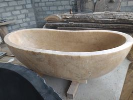 Badewanne Freistehend Onyx Marmor Steinwanne Natursteinwanne