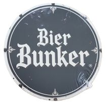 BIER BUNKER- Blechschild  (neu/OVP)
