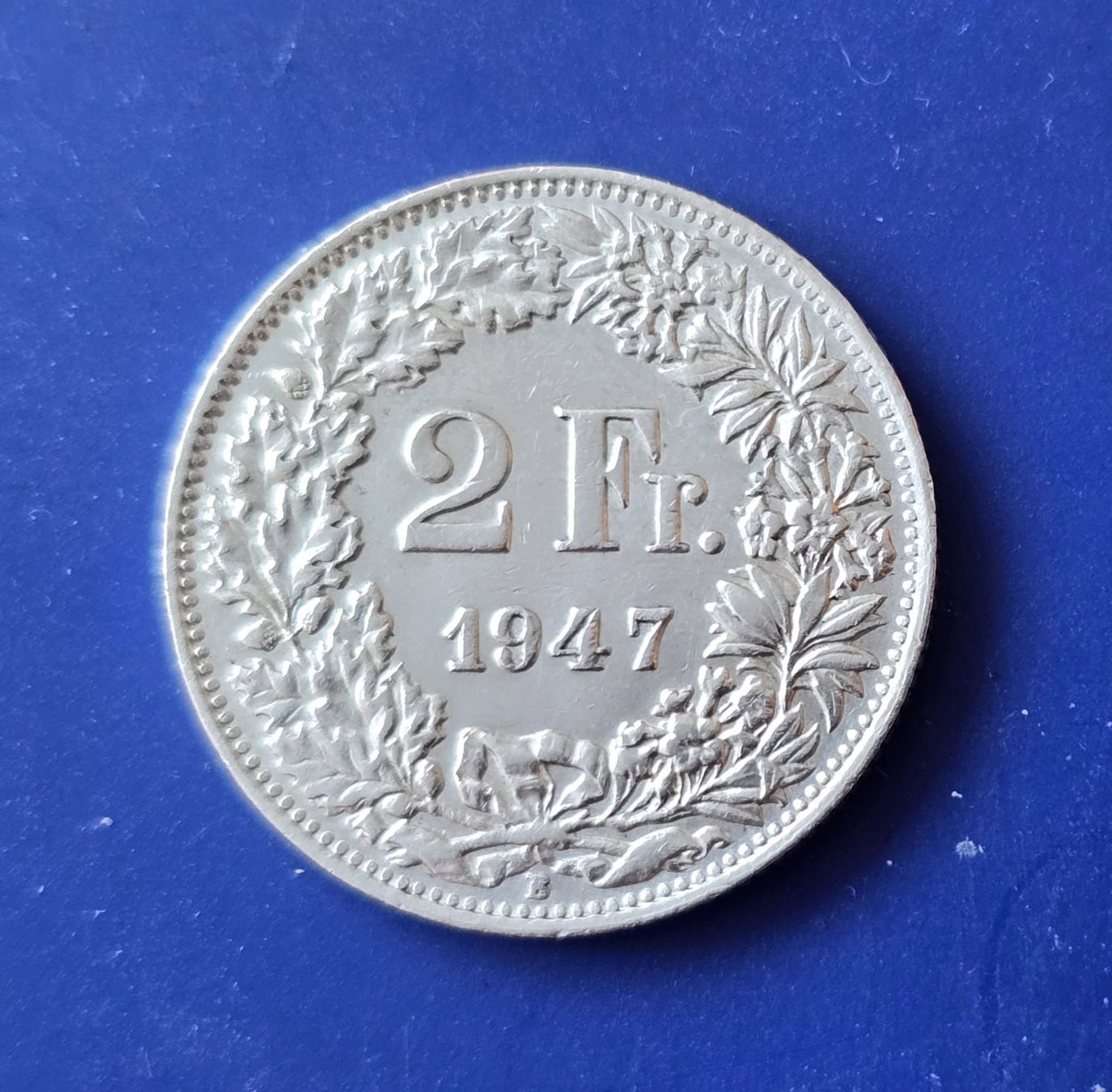 Tutti le monete: Silber Schweiz 2 Fr. 1947 – Usato da Winterthur venduto da Cruiser3