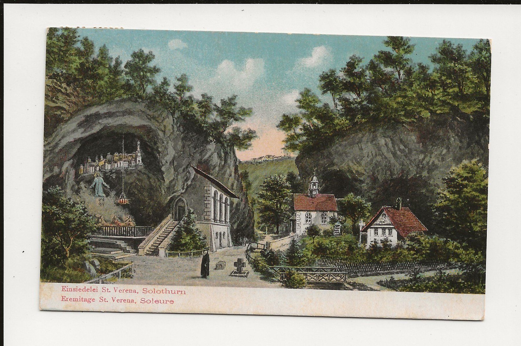 Cartoline postali: AK 1910 Einsiedelei St. Verena Solothurn – Usato da Greifensee venduto da 315WDO