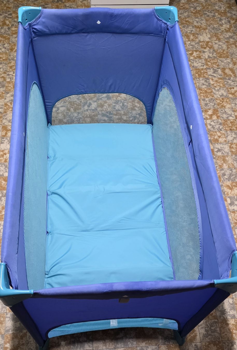 Letti: Reisebett Chicco blau hellblau einmal gebraucht! Per Post! – Usato da Madetswil venduto da rol_62vs 1