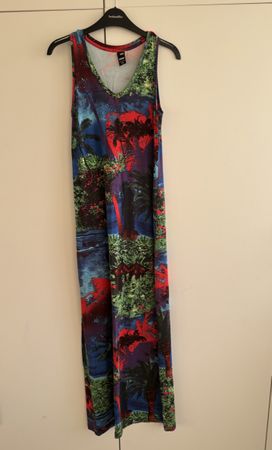 Langes Sommer Kleid Bunt Gr XS oder S