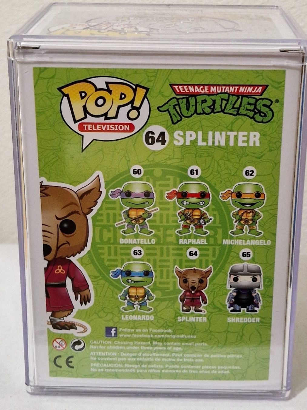 Funko Figuren: Funko Pop Ninja Turtels Splinter #64+ Acryl-Schutzhülle – Neu (gemäss Beschreibung) aus Igis von Vulleta.38 4