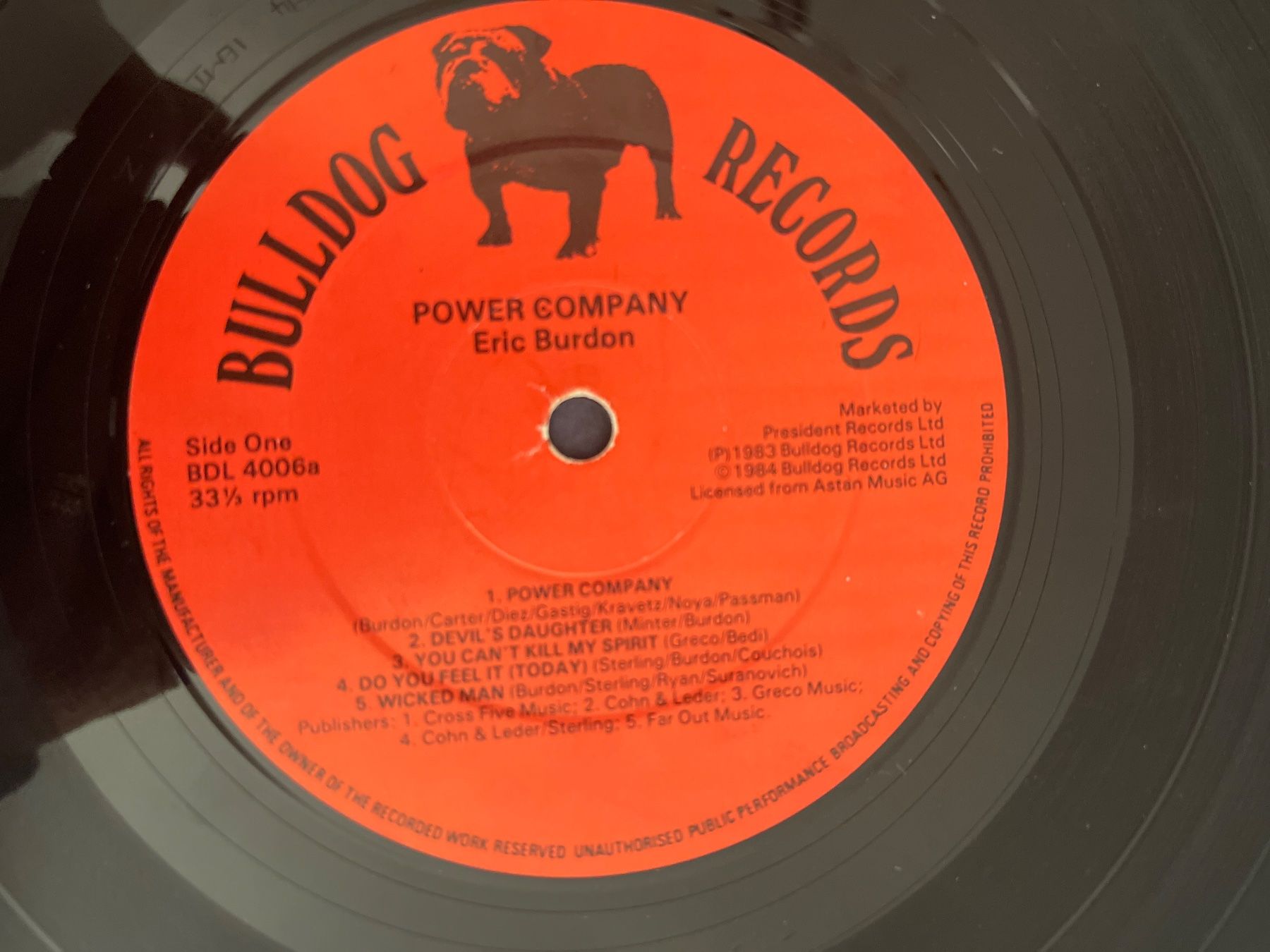 Dischi in vinile: S1775/Eric Burdon - Power Company – Usato da Frutigen venduto da Philippe_jsp 2