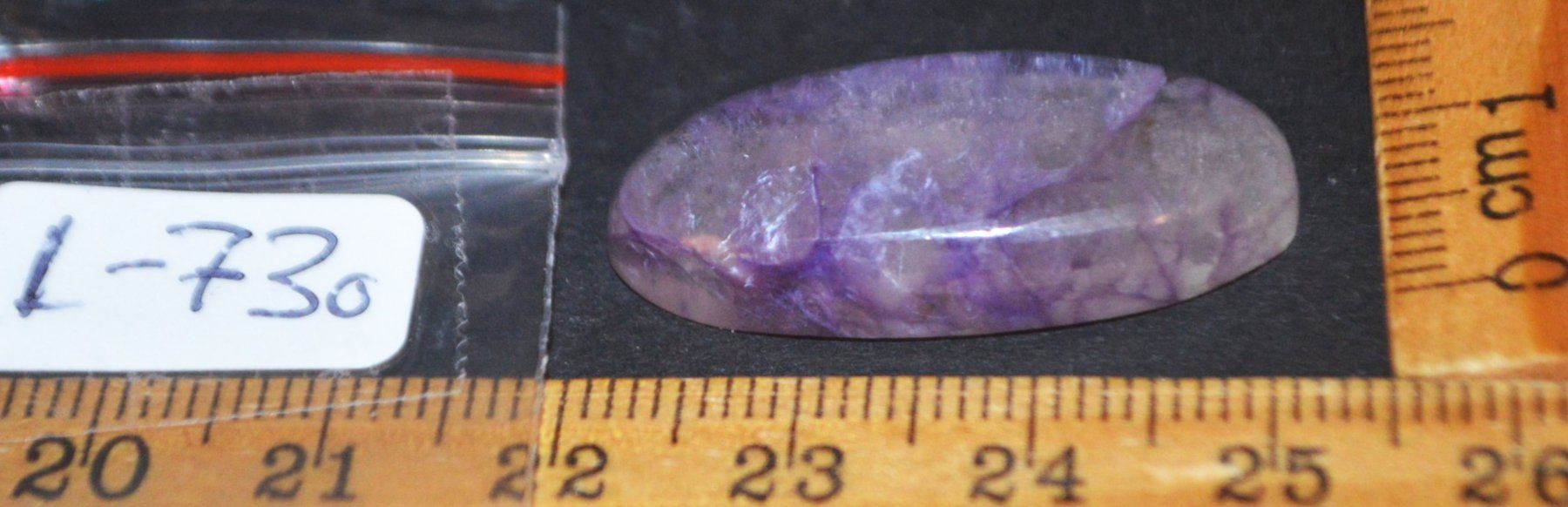 Pietre preziose: Cabochon L-730 – Charoit Edelstein - 30x13mm – Nuovo e nell'imballaggio originale da Goldiwil (Thun) venduto da han_v5b7 6