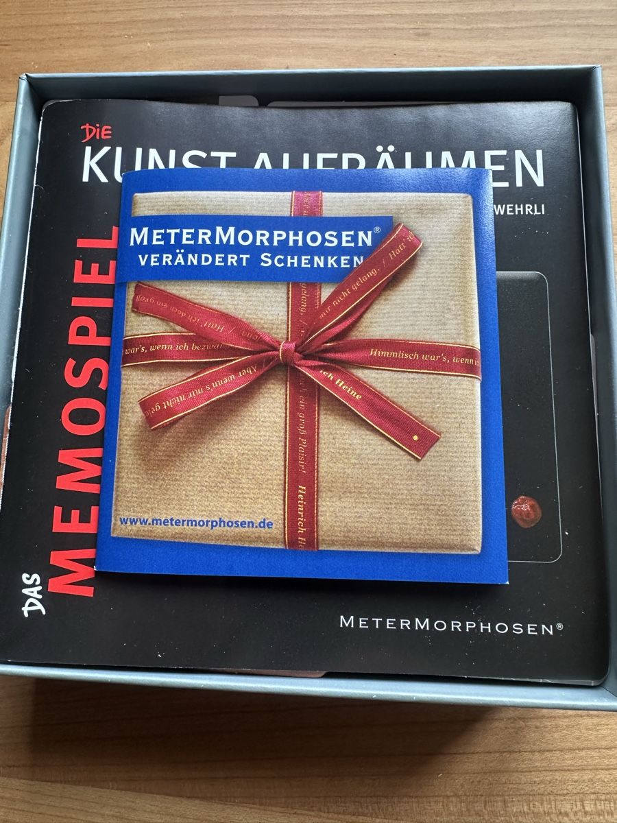 Giochi: Memospiel die Kunst aufzuräumen – Nuovo e nell'imballaggio originale da Zürich venduto da renba1 4