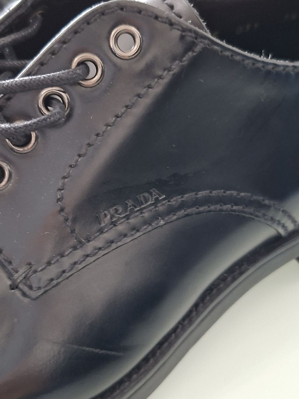 Prada Scarpe da uomo: Derbies Prada noires homme 41 1/2 – Usato da Renens VD venduto da ser_j2fn 1