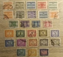 Lote sellos Italia, Postage due