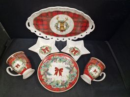 Weihnachts Geschierr Set