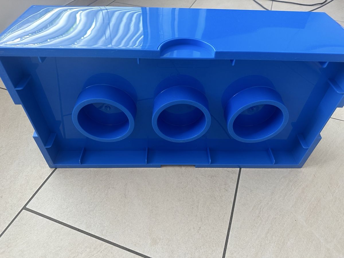 Altro in Decorazioni & Accessori: LEGO Storage Brick Box Blue used – Usato da Laufen venduto da krissym 1