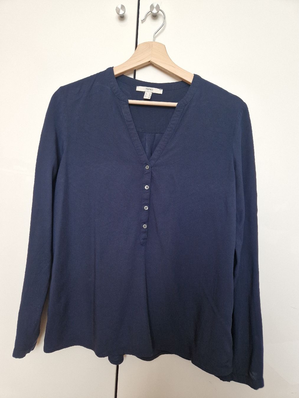 Esprit Camicette: Esprit Damen Bluse, Gr. 36, Dunkelblau – Usato da Reinach BL venduto da Tinkerbelly27