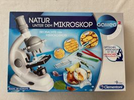 Clementoni Galileo Mikroskop 600x + 48 Präparate