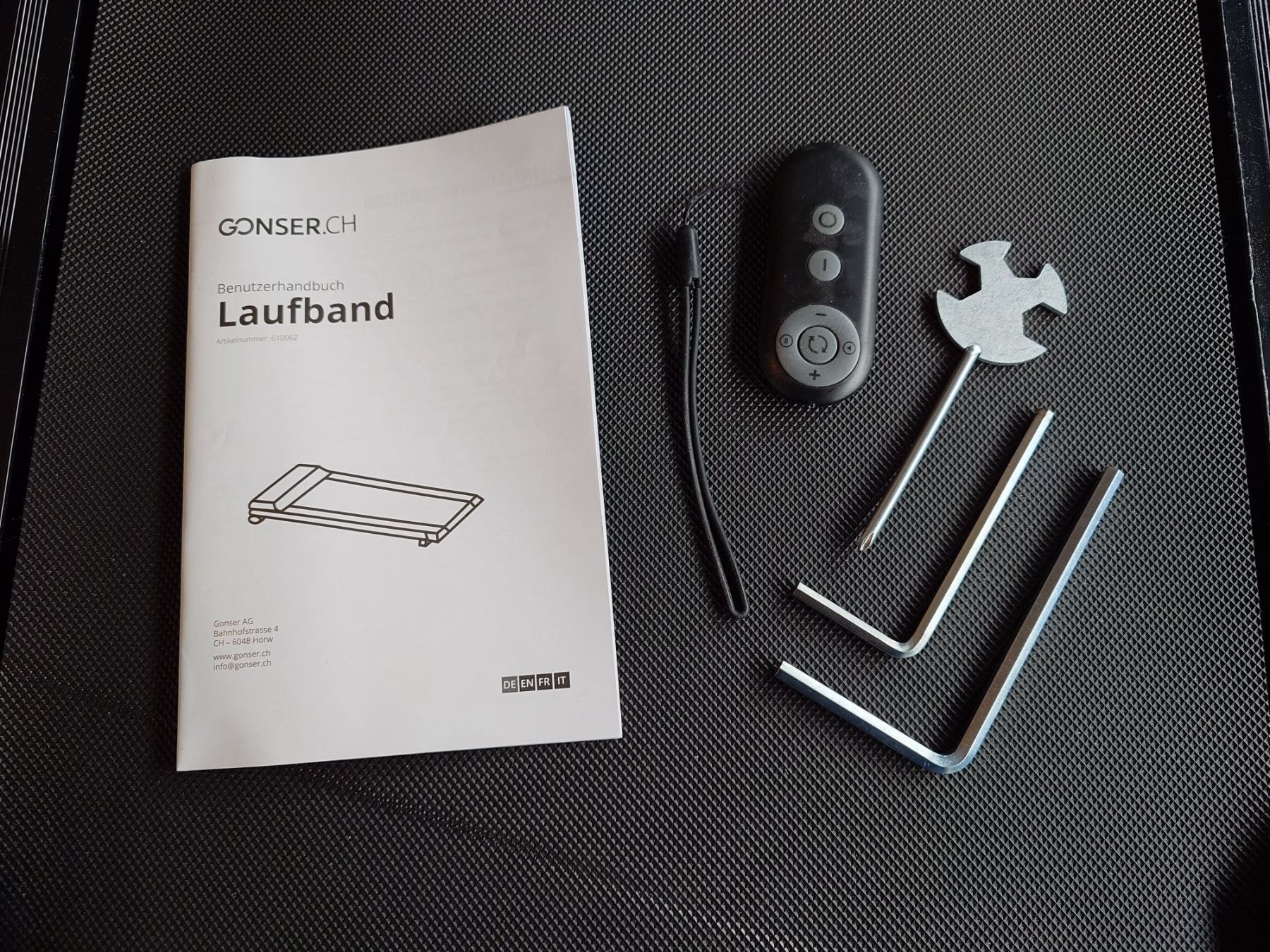 Gonser Hometrainer: Laufband Walking Pad LOWFIRE, schwarz – Gebraucht aus Bubendorf von tob_w8qz 2