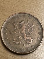 Tschechische Münze 10 Kc 1996 Brno Motiv gebrauchter Zustand