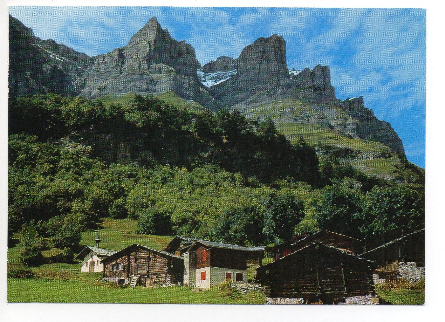 Cartoline postali: LEUKERBAD Birchen mit Leeshörner – Usato da Jona venduto da philajona