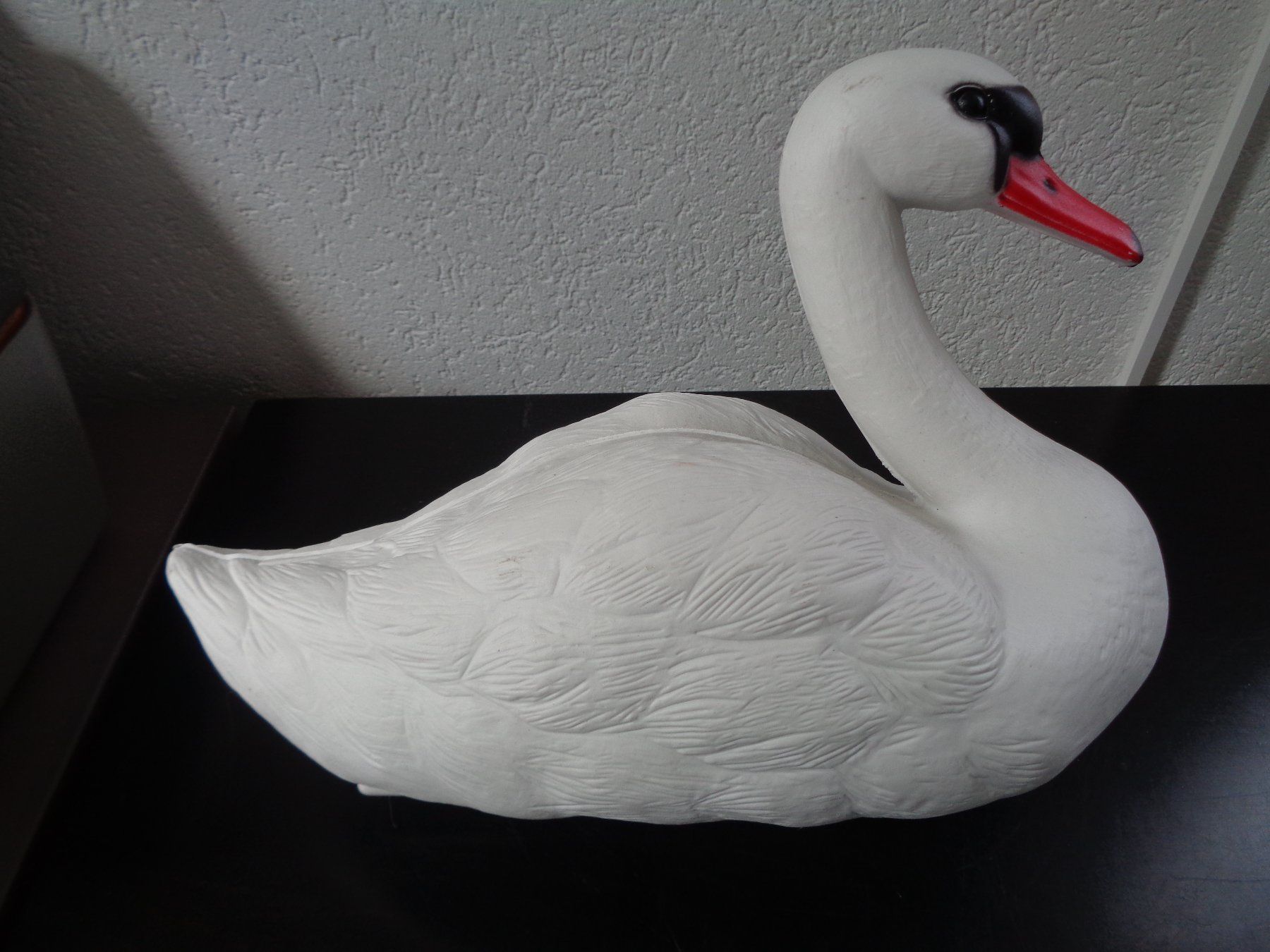 Statuette: Teich Schwan (35 cm) – Nuovo e nell'imballaggio originale da Langenbruck venduto da Gumsi 3