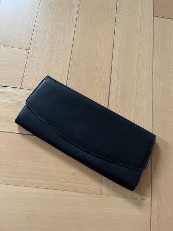 Vintage Clutch Bag Leather black