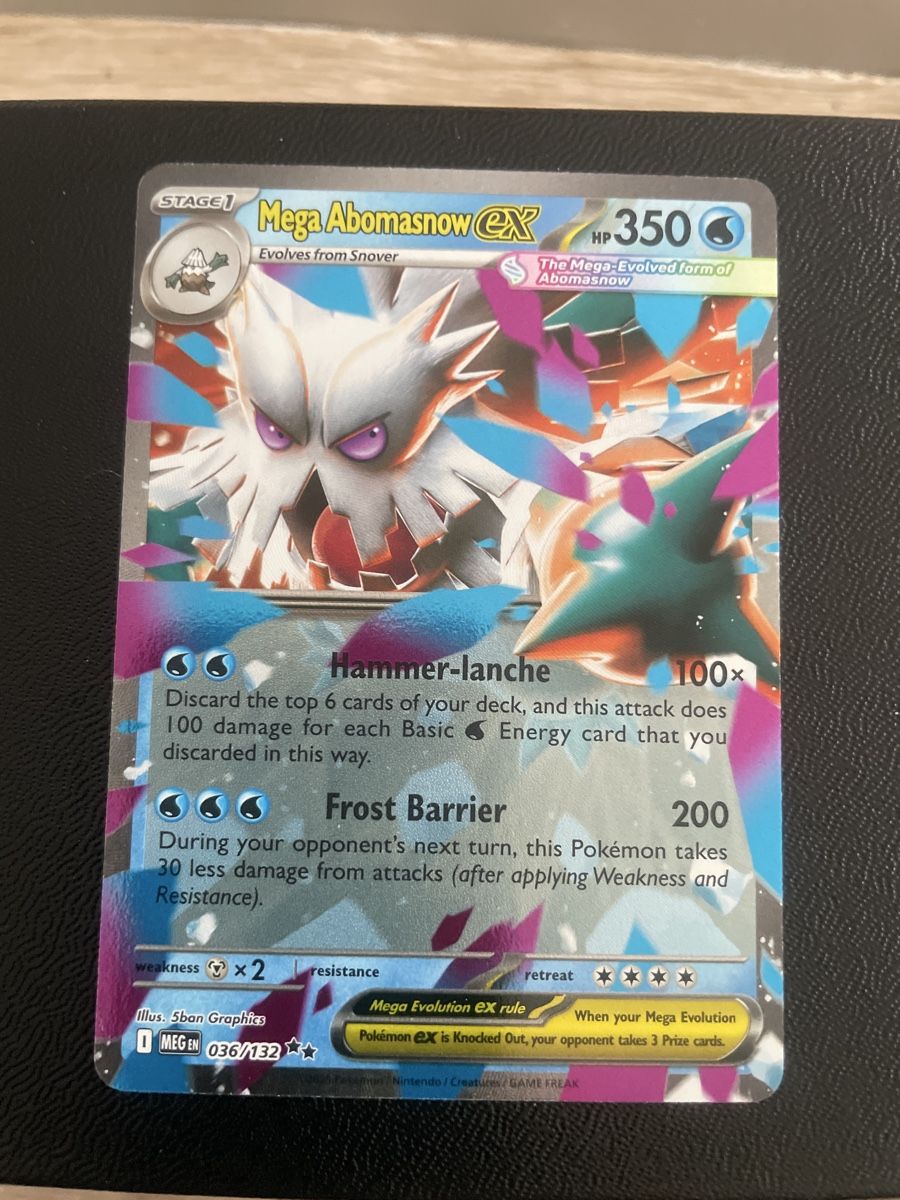 Pokémon Sammelbilder & Trading cards: Pokemon Mega Abomasnow ex Mega Evolution 036/132 – Neu (gemäss Beschreibung) aus Bellach von Pokemam