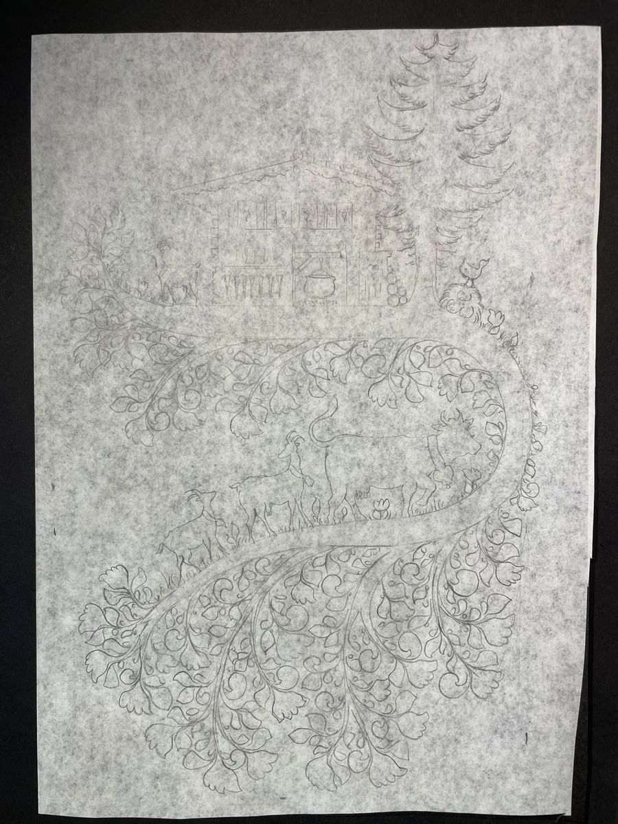 Grafiken & Lithographien: Scherenschnitt von Anita Buri – Neu (gemäss Beschreibung) aus Konolfingen von Bern-75 7