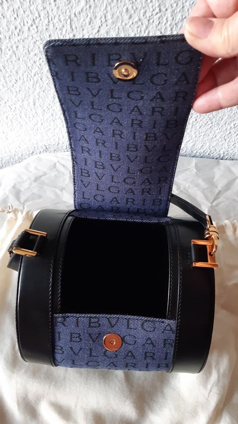 Bulgari Taschen für Damen: BULGARI Tasche Canvas + Leder blau "B Zero 1" – Gebraucht aus Basel von Fashionvictim 2