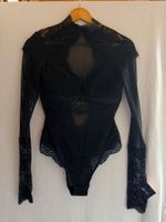 HUNKEMÖLLER, Langarm-Body EMILY, Grösse M, Farbe Schwarz