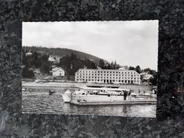 SCHIFF GERARDMER auf dem See, alte Postkarte 50er