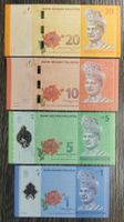 Maláysia mini set 5,10,20 Ringitt UNC