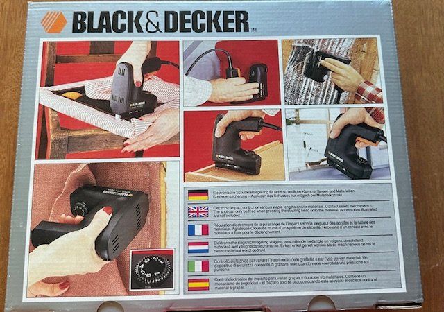 Tutti gli attrezzi: Black&Decker graffatrice con caricatore universale – Nuovo e nell'imballaggio originale da Gorduno venduto da ziovecc 2