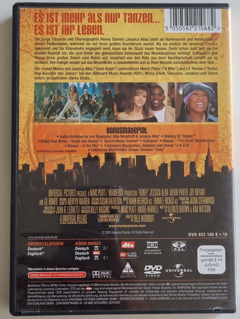 Tutti i DVDs: Honey DVD – Usato da Bassersdorf venduto da Ubrunu 1