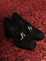 Elegante La Strada Damenschuhe Schwarz Gr. 39 Plateau Abs...