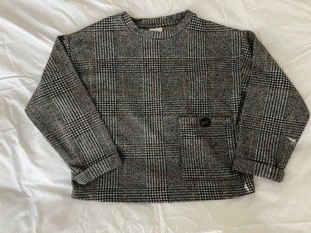 Pull Zara motif carreaux taille 7 ans