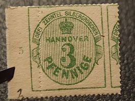 Hannover Mi-Nr. 21 X Postfrisch Reihenzähler 3 Verzähnt