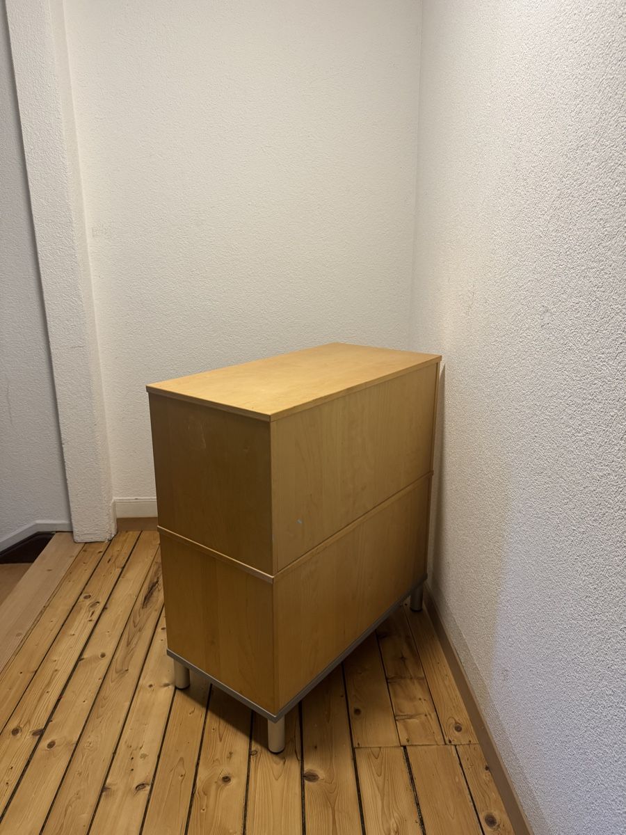 Ikea Cassettiere: Büromöbel Kommode Holz mit Rollladenfront gebraucht – Usato da Zürich venduto da sheepdog82 5
