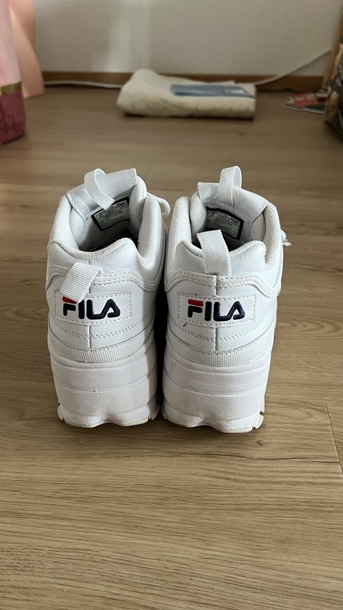 Fila Scarpe da uomo: FILA Plateau Sneakers weiss, Gr. 41 – Nuovo (secondo la descrizione) da Wettingen venduto da unerhoertlaut 2