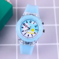 Blaue Armbanduhr mit Lama für Kinder | mit Licht